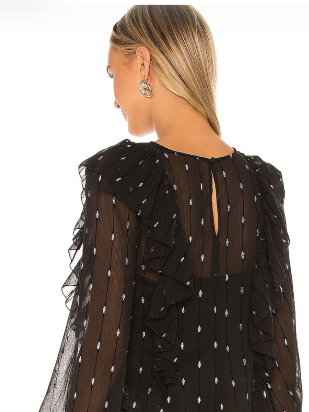 Tularosa | Sheila Blouse | Black | Size M - Picture 3 of 6